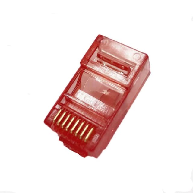 FDL RED CAT.6 UTP CONNECTOR - 2 PIECE - 2 UP/6 DOWN (100pcs)