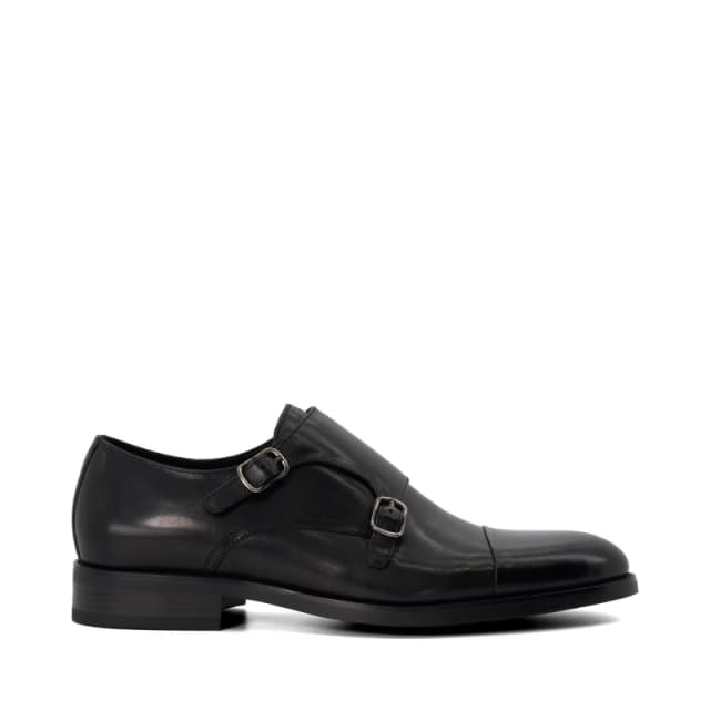 Dune London Sullivan Monk Shoes - Black 7