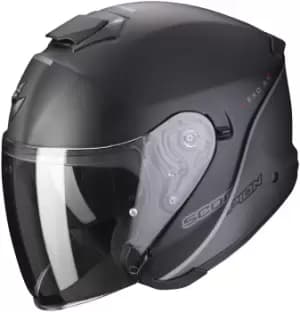 Scorpion EXO-S1 Essence Jet Helmet, black-silver, Size 2XL, black-silver, Size 2XL