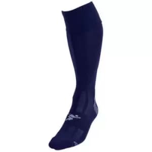 Precision Childrens/Kids Pro Plain Football Socks (12 UK Child-2 UK) (Navy)