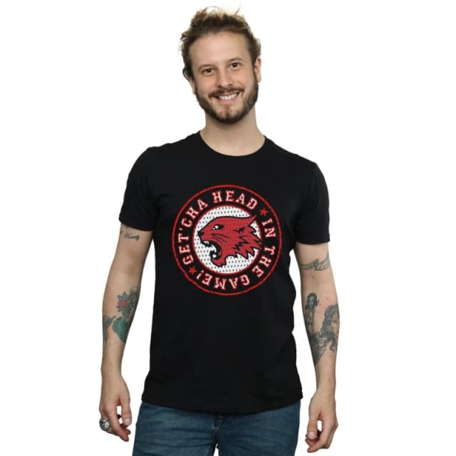 Disney Men High School Musical The Musical Head In The Game T-Shirt in Black Size: Small Black S Male 5059400926590