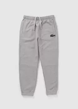 Lacoste Mens Robert George Croc Sweatpant In Grey