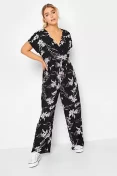 Floral Wrap Jumpsuit