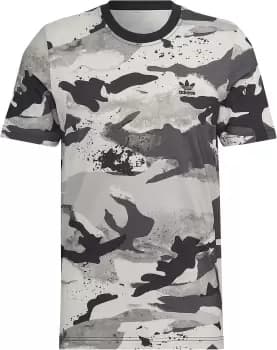 Adidas Camo Aop tee T-Shirt Black grey white