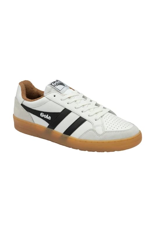 Gola Classics Mens 'Eagle '86' Lace-Up Trainers in White Size: 8 White Male 8
