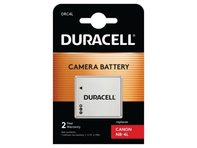 Duracell Canon NB-4L Battery