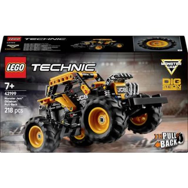 LEGO LEGO Technic Monster Jam DIGatron Pull-Back Truck Toy 42199