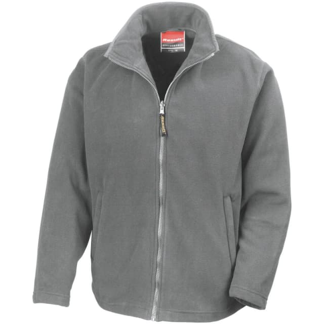 Result Result Men Horizon High Grade Microfleece Jacket in Mid Grey Size: X-Small Mid Grey XS Male 5063527004956