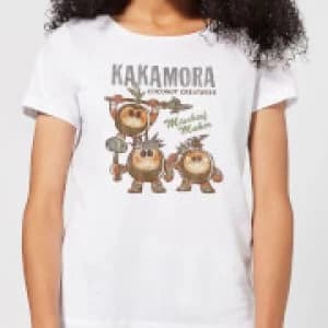 Moana Kakamora Mischief Maker Womens T-Shirt - White - 3XL