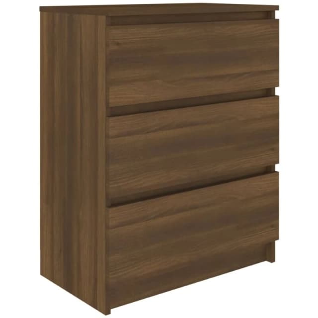 VIDAXL Sideboard Brown Oak 60x35x76cm Engineered Wood Vidaxl 8720286954508