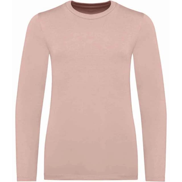 Native Spirit Cotton Long-Sleeved T-Shirt in Rose Size: 4-6 Years Rose Unisex 4-6 Years