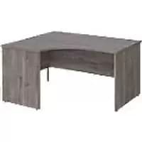 Dams International Left Hand Ergonomic Desk MP14ELGO 1,400 x 1,200 x 725 mm