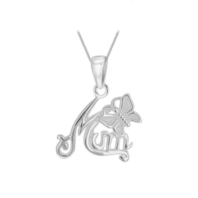 Be You Sterling Silver Mum Necklace Silver female 18inch