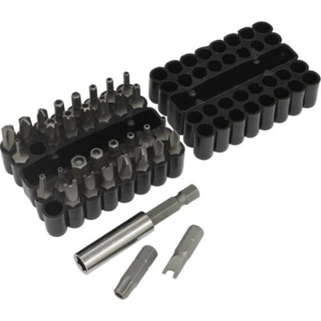 Loops 33 Piece Security Bit & Magnetic Adaptor Set - TRX-Star - Imperial & Metric Multi