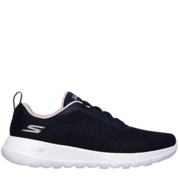 Skechers Go Walk Joy Trainers Ladies - Navy/Pink