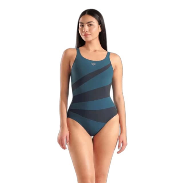 Womens C-back one Piece swimsuit Arena Isabella Vert Female 48