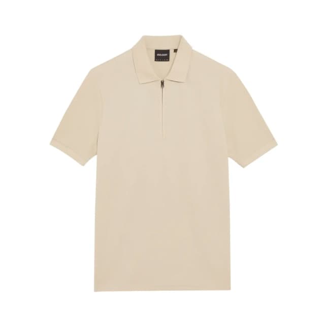 Lyle & Scott 1/2 zip polo shirt Lyle & Scott Ottoman Gris Male 2XL