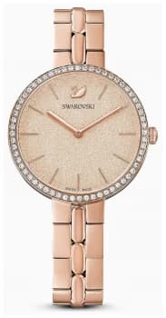 Swarovski Cosmopolitan Metal Bracelet Rose Gold PVD Watch