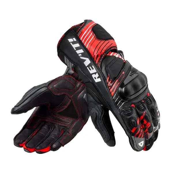 REV'IT! Gloves Apex Neon Red Black Size L