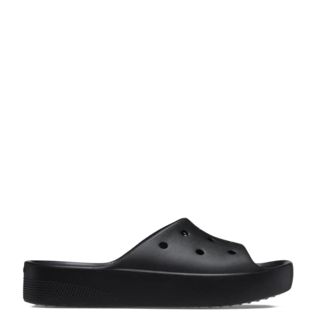 Crocs Women Classic Platform Slides Black 6