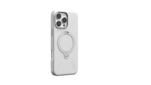 Torras Ostand Spin Fusion Case For iPhone 16 Pro White