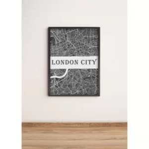 LM3550SCT-003 Multicolor Decorative Framed MDF Painting