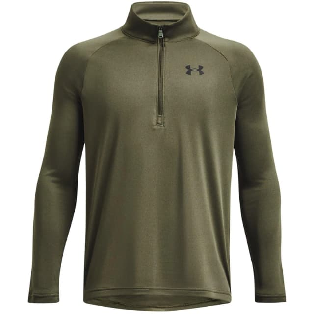 Under Armour Armour UA Tech 2.0 ½ Zip Boys Long Sleeve Performance T-Shirts 7 - 8 Years (S) Green 63226872175