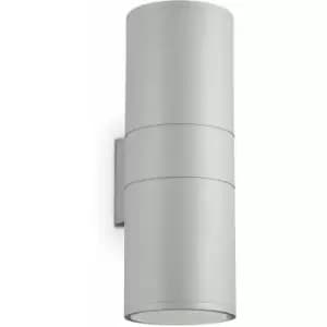 Gray wall light GUN 2 bulbs