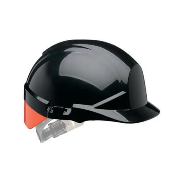 Centurion Centurion ReflexSlip Ratchet Safety Helmet with Orange Rear Flash Black CNS12KHVOA