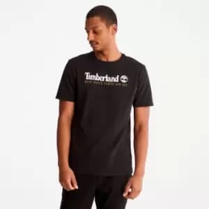 Timberland Wind, Water, Earth And Sky T-Shirt For Men In Black Black, Size L