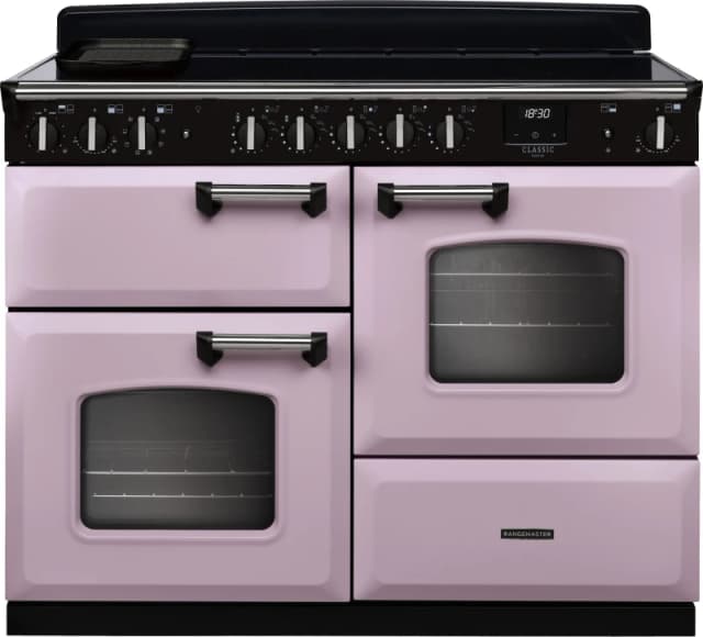Rangemaster CLDLO110EIPHTH/CM1 Classic Deluxe OC 110cm Induction Range Cooker Chrome Trim 17825 - HEATHER CLDLO110EIPHTH/CM1