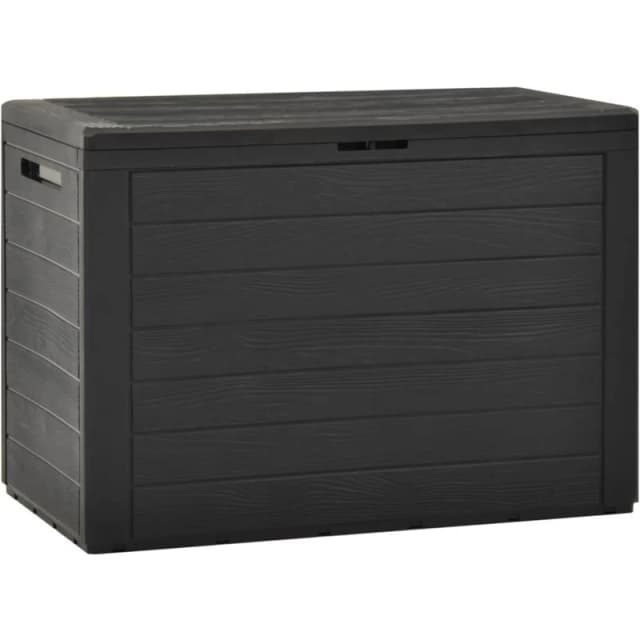 VIDAXL Garden Storage Box Anthracite 78x44x55cm Vidaxl 8719883865065