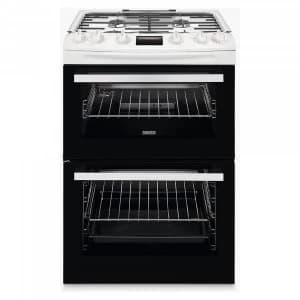 Zanussi ZCG63250WA Double Oven Gas Cooker