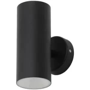 Zinc LED Up and Down Wall Light 10W MELO 4000K Cool White Black 850lm down light Outdoor Lights Exterior Additional Security Lighting Effect Front