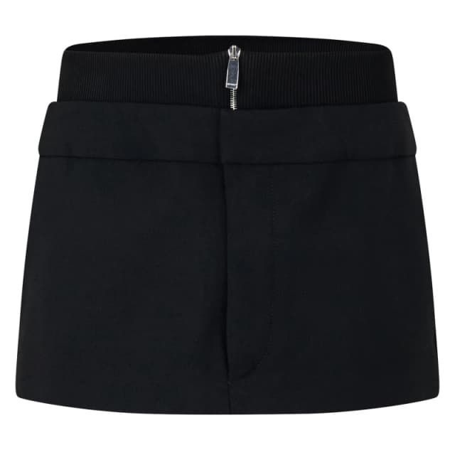 Off White Womens Mini Skirt Black female 8 (XS)