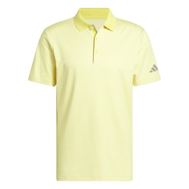 adidas Short Sleeve Performance Polo Shirt Pure Sulfur male XS