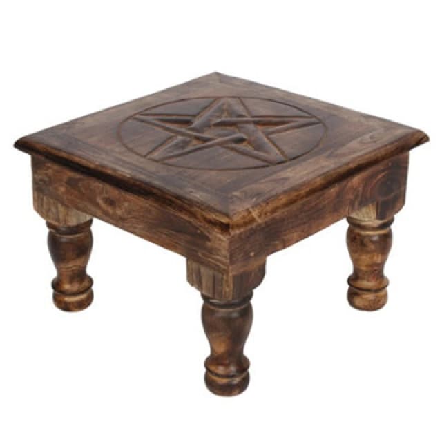 Something Different Pentagram Altar Table - Brown Brown One Size