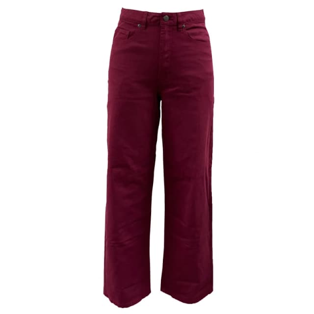 Be You Wide Leg Jeans Womens - Red Red 6 R