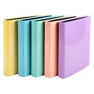 Exacompta Ring Binder Pastel Colours 320 x 250 x 20 mm Pack of 10