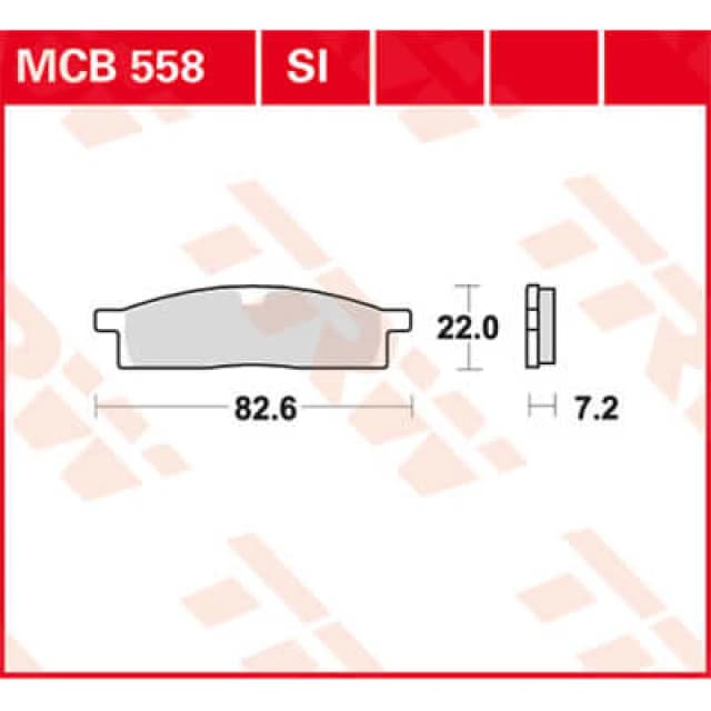 TRW Lucas MCB558 brake pad