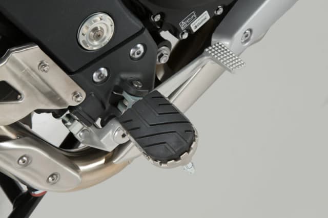 SW-Motech ION footrest kit - Triumph Tiger 1050, BMW models., black-silver