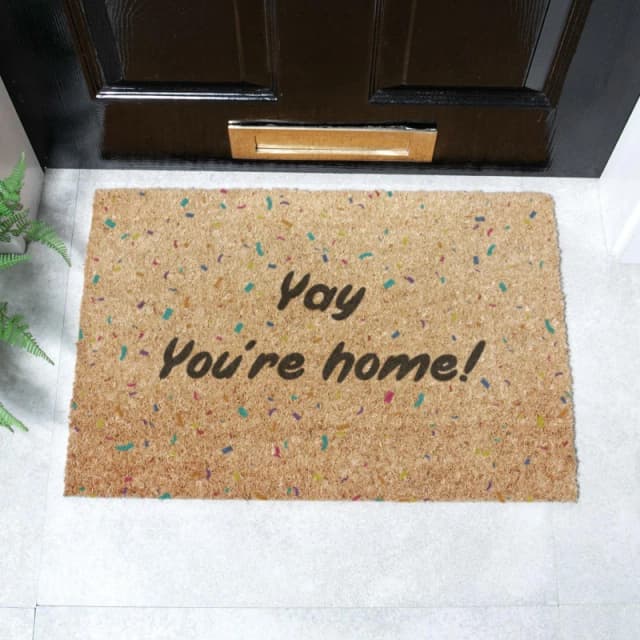 Artsy Doormats Yay You're Home Doormat (60 X 40Cm)