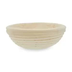 White Round Rattan Basket