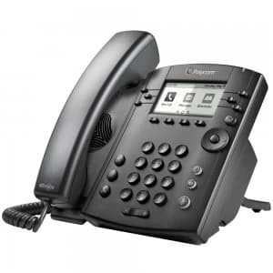 Polycom VVX 301 6 Line Desktop Skype Lync Phone