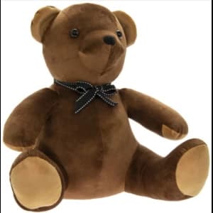 Velveteen Teddy Doorstop By Lesser & Pavey