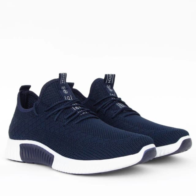 Crosshatch Crosshatch Men Rideout Trainers in Navy Size: 8 Navy 8 Male 5059294174480