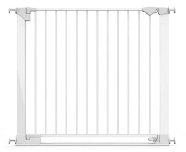 Safetots Safestep Gate, White, 96Cm - 103Cm, Extra Low Walkthough, 81Cm Extra Wide Doorway, One Piece Extra Wide Baby Gate