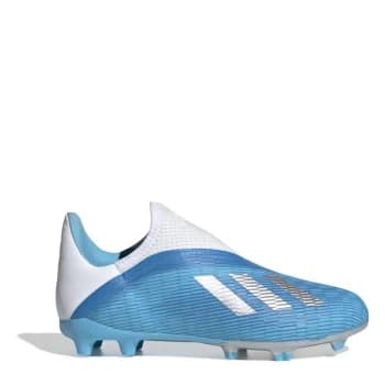 adidas X 19.3 Laceless Childrens FG Football Boots - Blue
