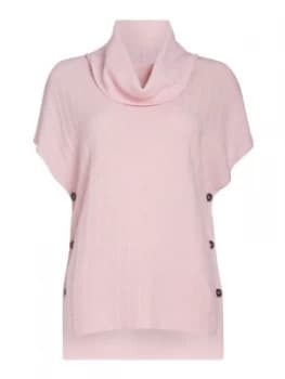 Barbour Kilda Knit Button Side Jumper Pink