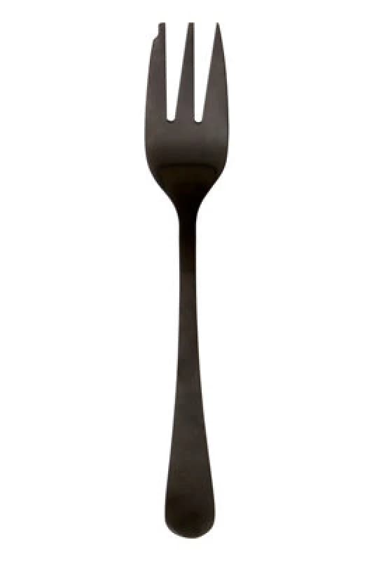 Premier Housewares Modern Retro Set Of 6 Cake Forks Black